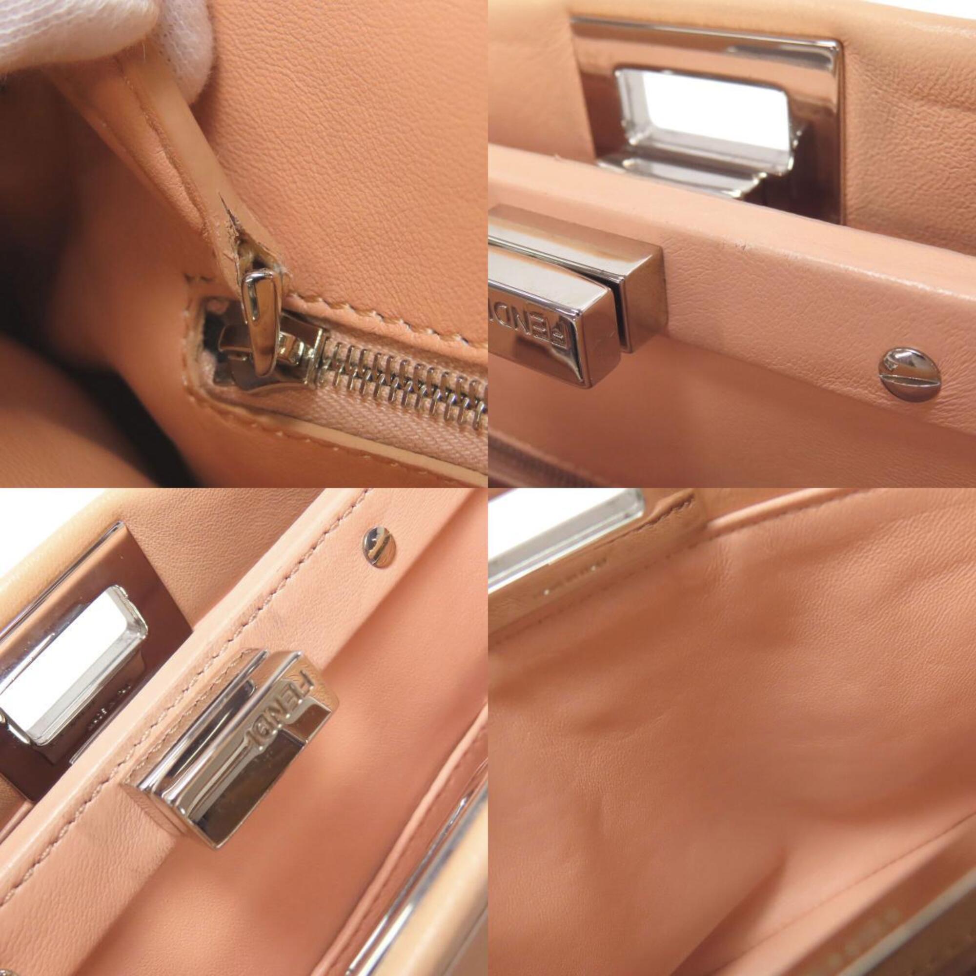 Fendi Pink Leather Handbag (Pre-Owned)