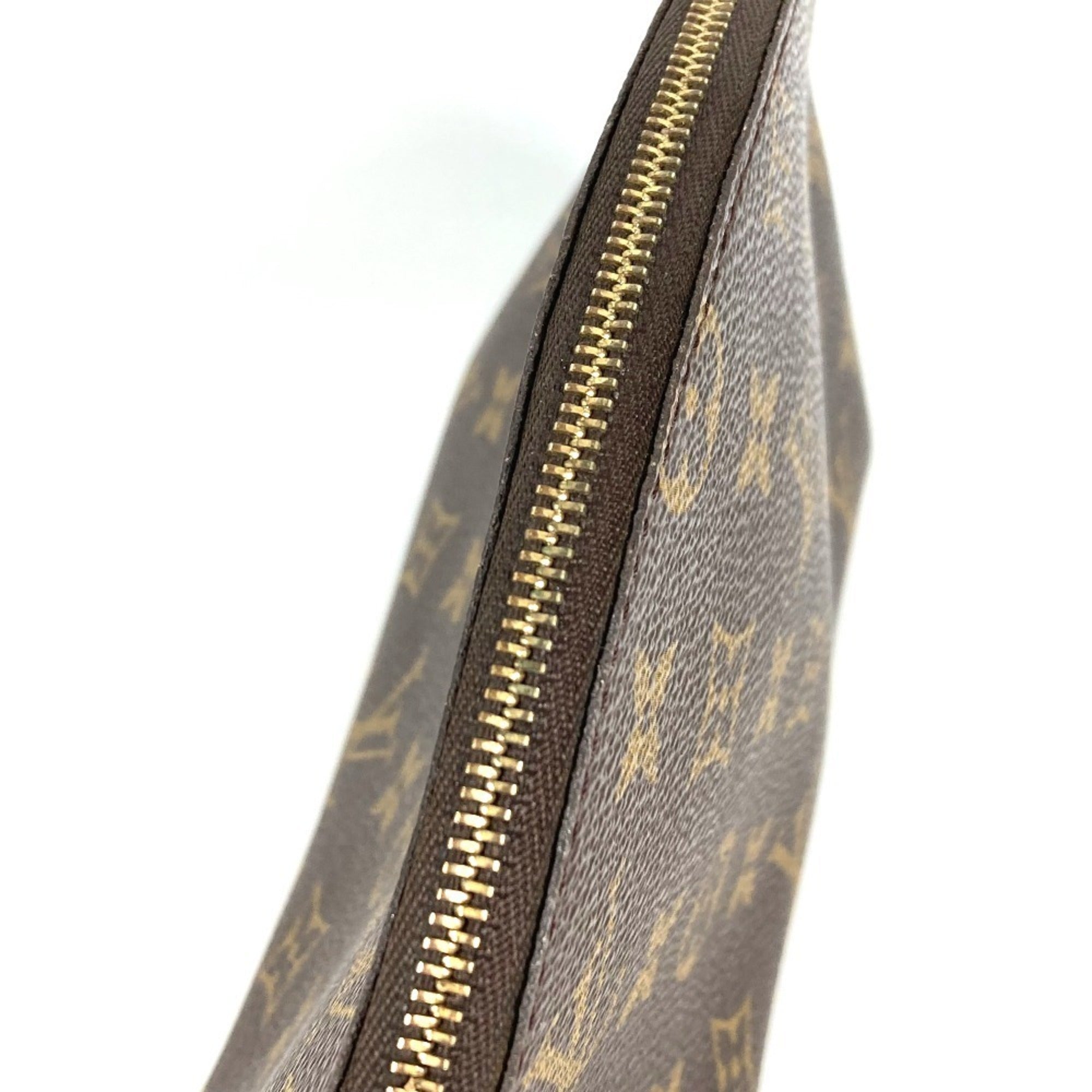 Louis Vuitton Brown Monogram Canvas Pouch Wash Bag (Pre-Owned)