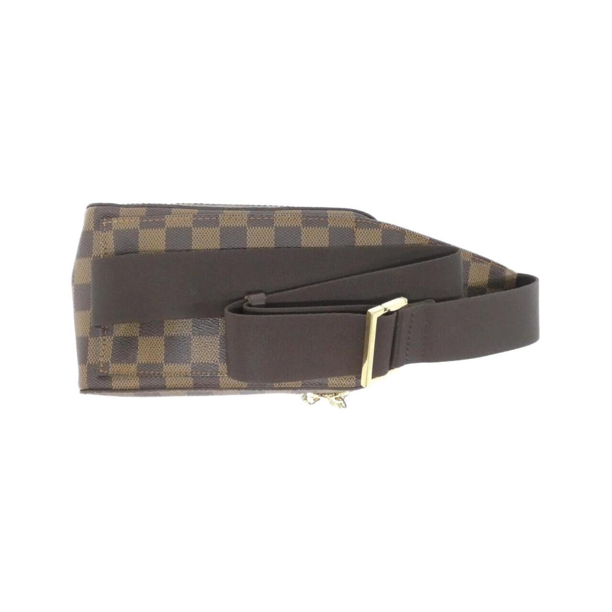 Louis Vuitton Ebene Coated Canvas Shoulder Bag (Pre-Owned)