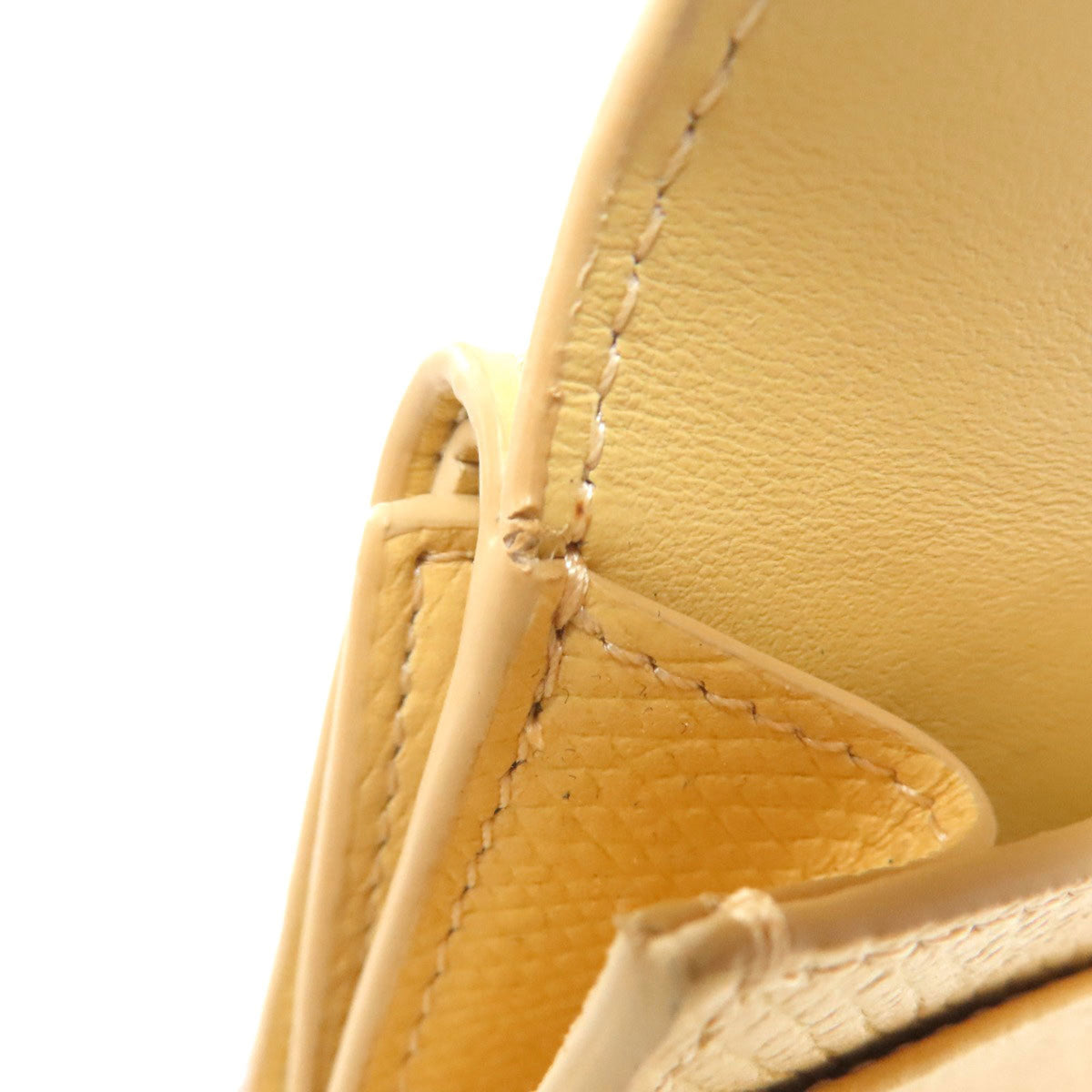 Celine Yellow Leather Wallet (Bi-Fold) (Pre-Owned)