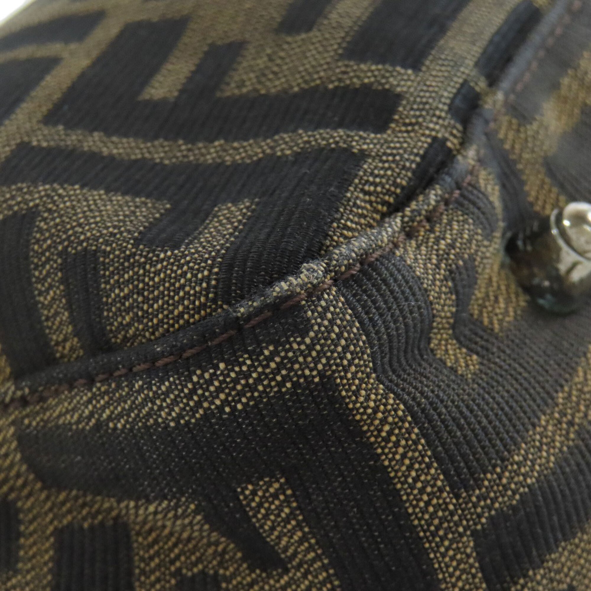 Fendi Brown Canvas Tote Bag (Pre-Owned)