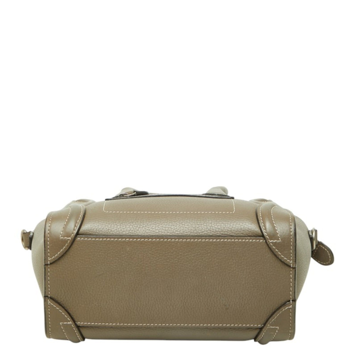 Celine Grayish Leather Handbag Shoulder Bag (Pre-Owned)