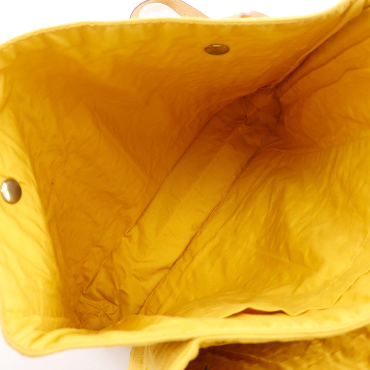 Hermes Yellow Canvas Tote Bag (Pre-Owned)