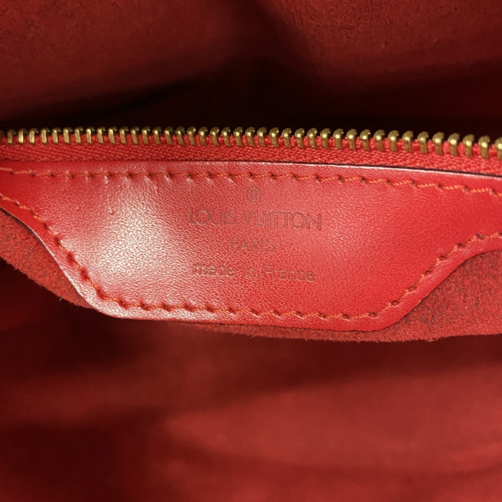Louis Vuitton Castilian Red Shoulder Bag (Pre-Owned)