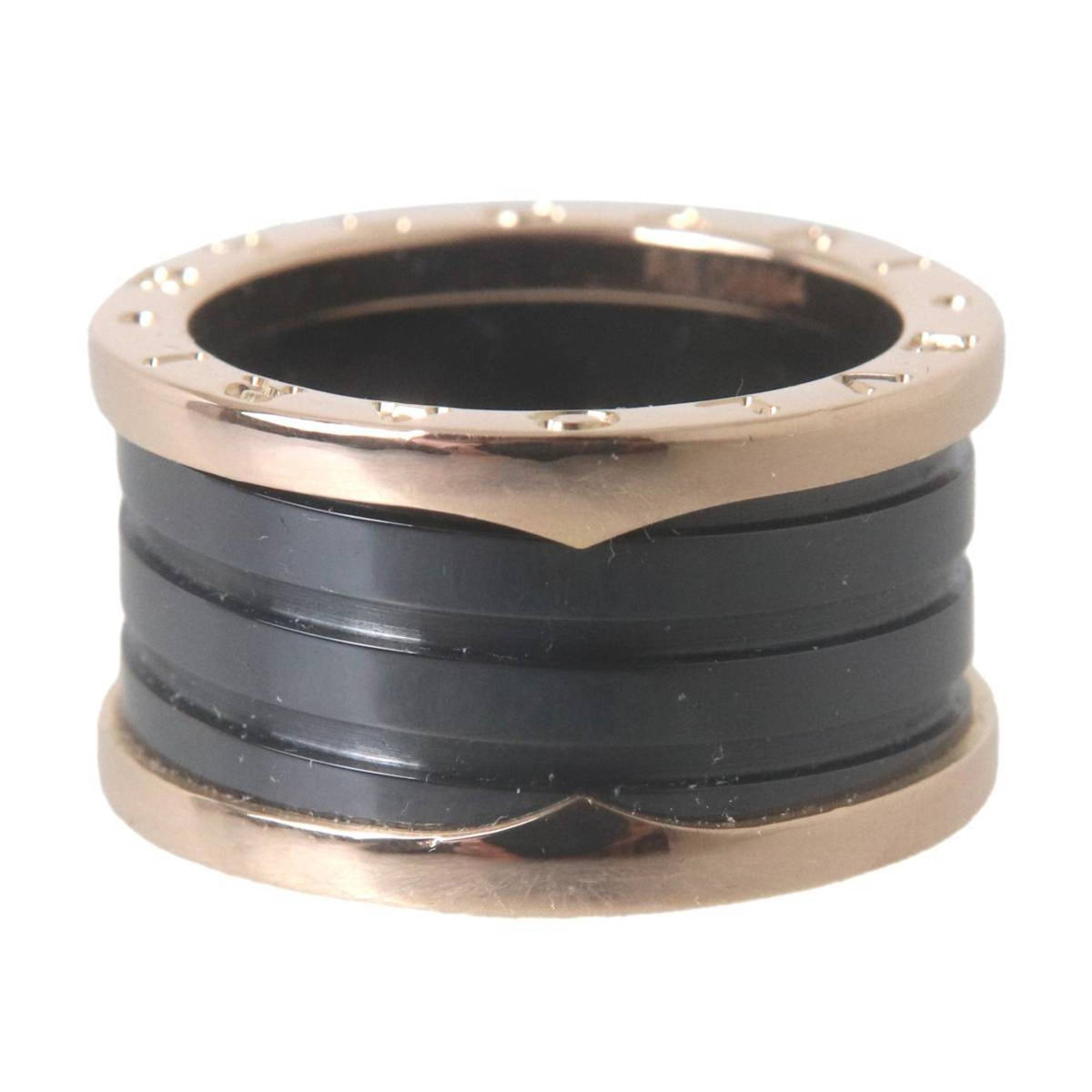 Bvlgari B.Zero1 Pink Gold (18K) Ceramic Band Ring (Pre-Owned)