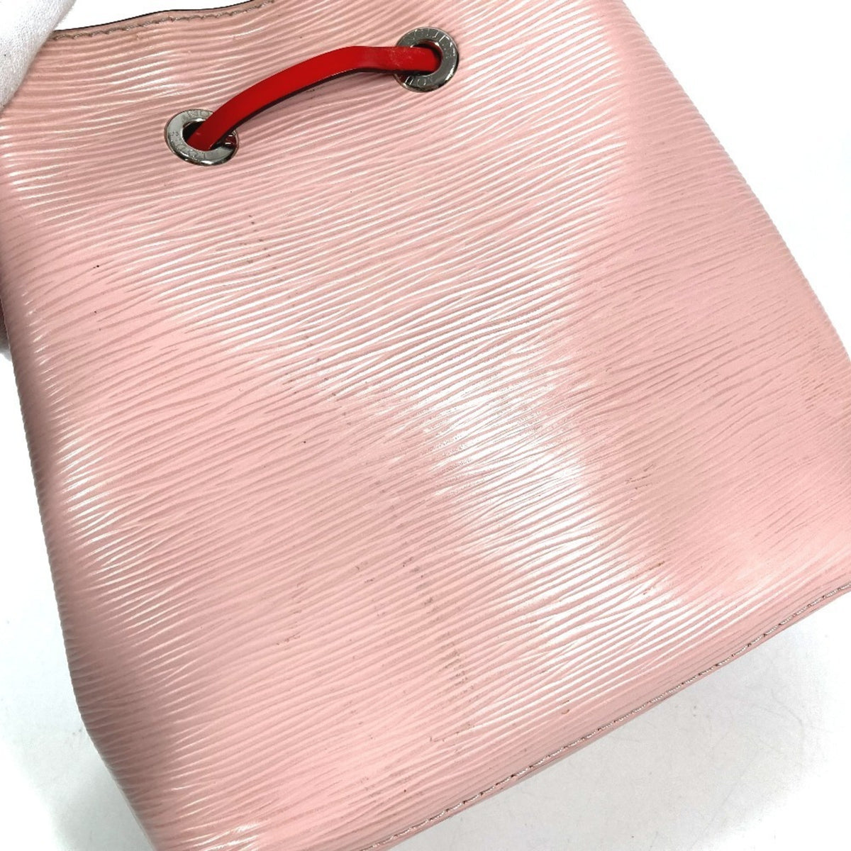 Louis Vuitton Epi Pink Red Color Rose Ballerine Epi Leather Handbag (Pre-Owned)