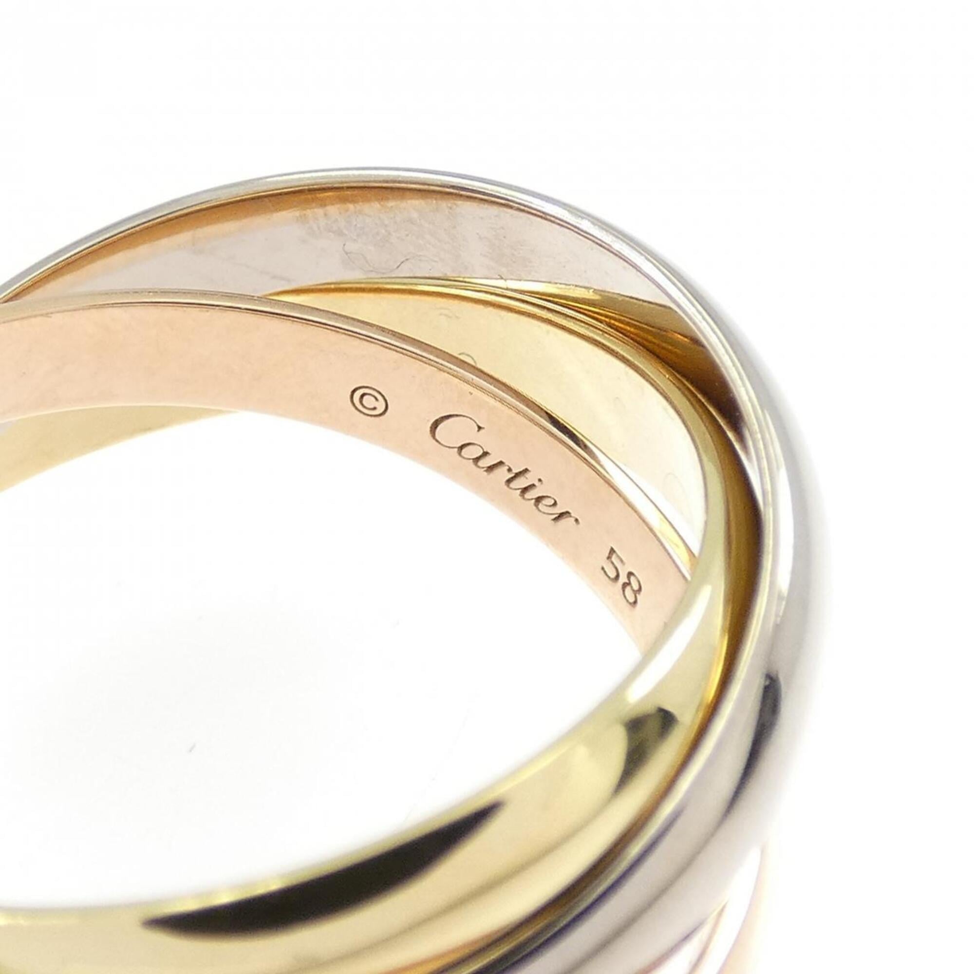 Cartier Yellow Gold (18K) Pink Gold (18K) White Gold (18K) Band Ring (Pre-Owned)