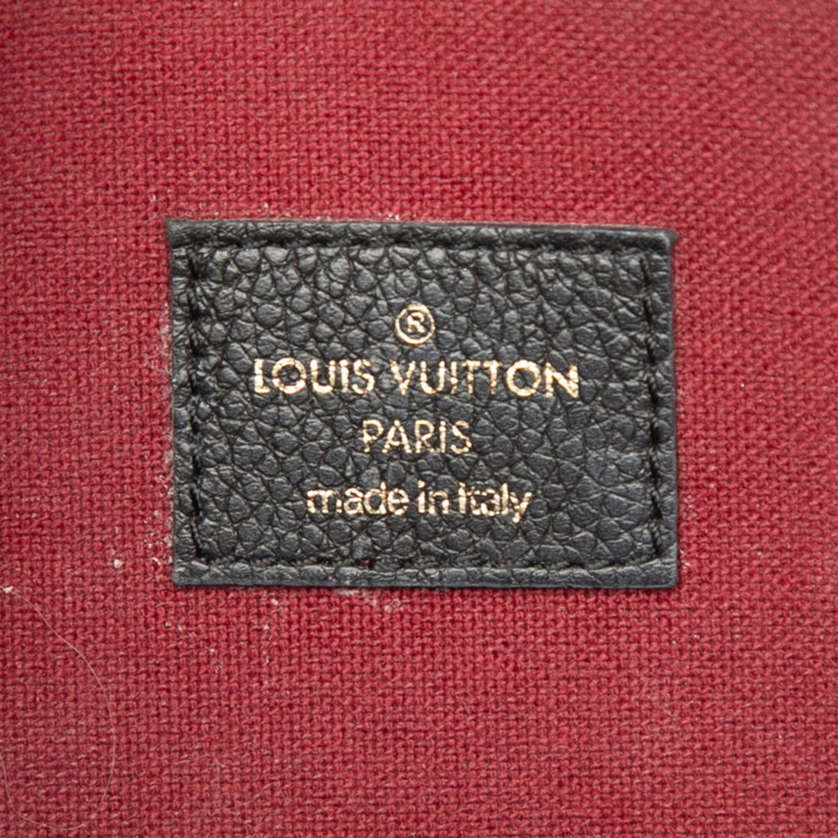Louis Vuitton Monogram Empreinte Beige Black Leather Pochette Shoulder Bag (Pre-Owned)
