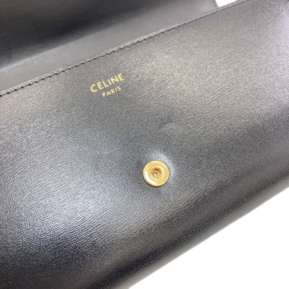 Celine Black Long Wallet (Bi-Fold) (Pre-Owned)