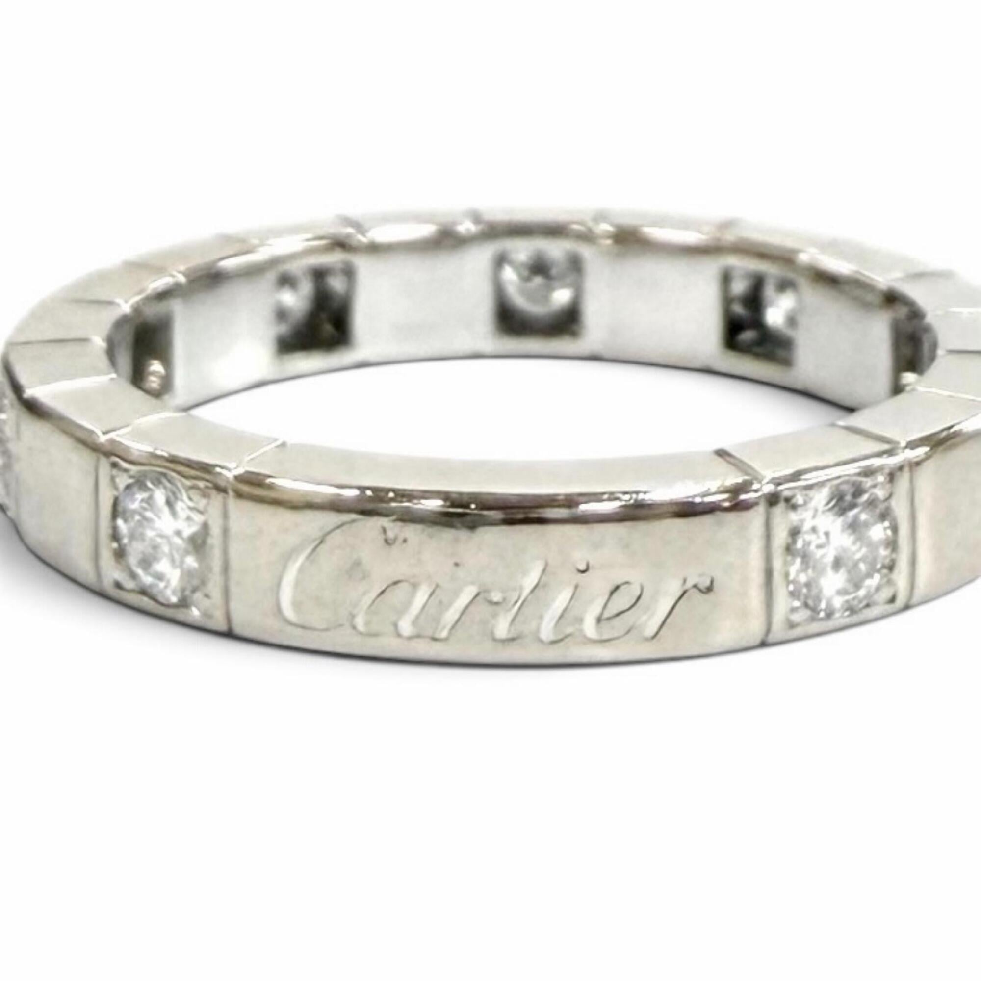 Cartier White Gold White Gold (18K) Band Ring (Pre-Owned)