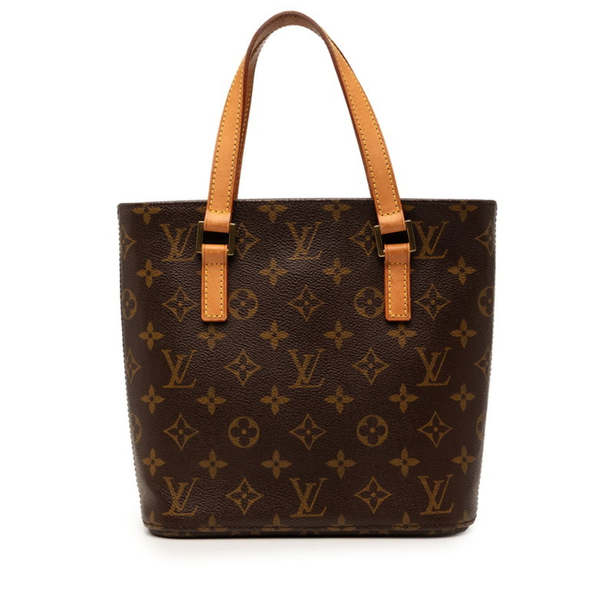 Louis Vuitton Monogram Brown Pvc Leather Handbag (Pre-Owned)