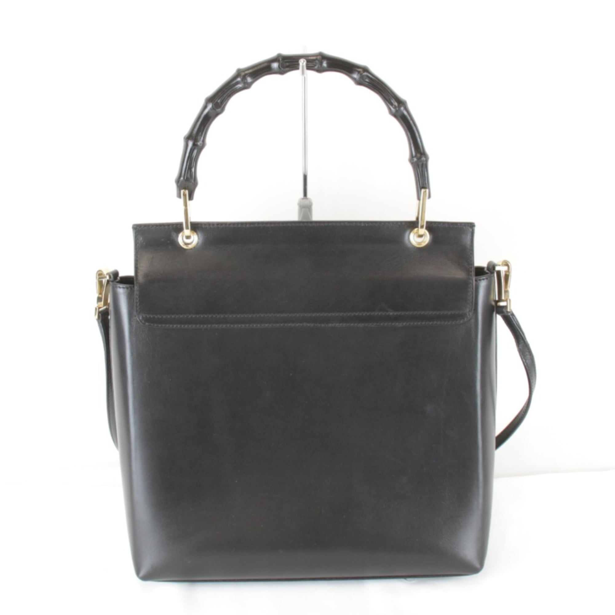 Gucci Black Leather Shoulder Bag (Pre-Owned)