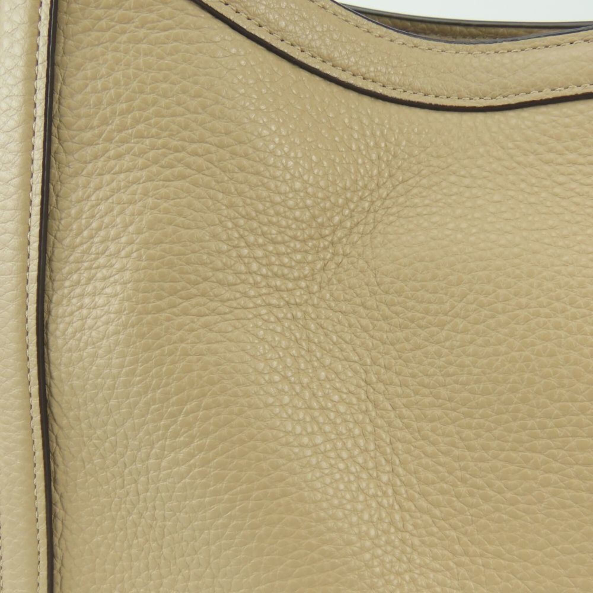 Coach Beige Leather Tote Bag (Pre-Owned)