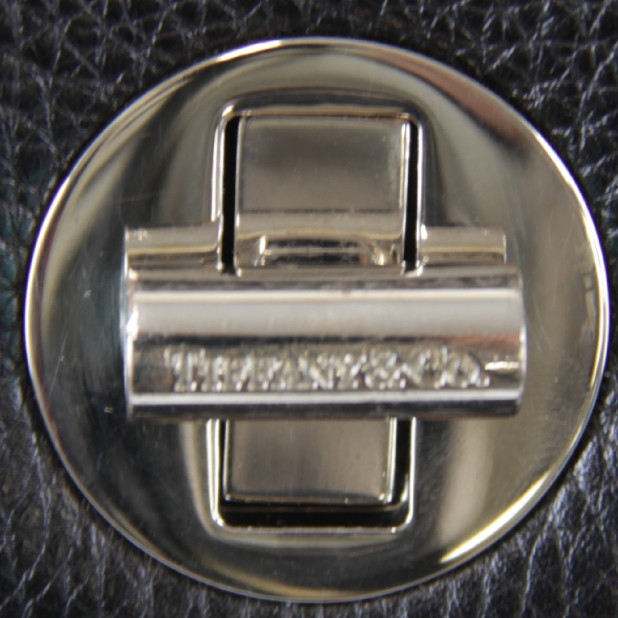 Tiffany Black Leather Shoulder Bag (Pre-Owned)