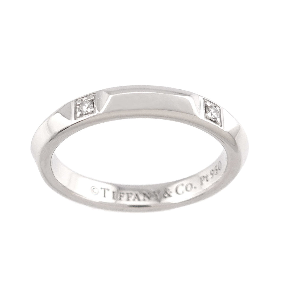 Tiffany Platinum 950 Band Ring (Pre-Owned)