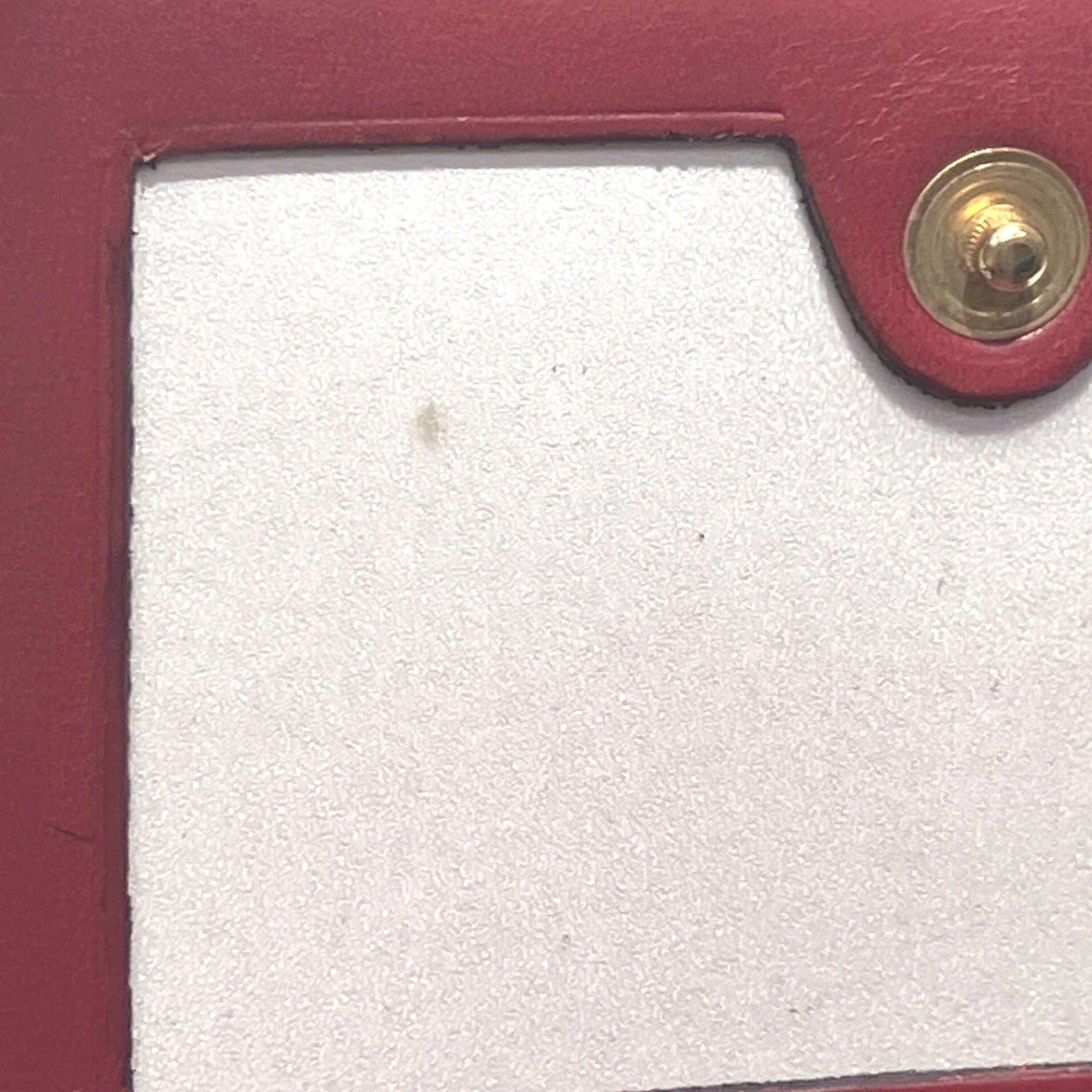 Salvatore Ferragamo Red Color Leather Coin Purse/Coin Case (Pre-Owned)