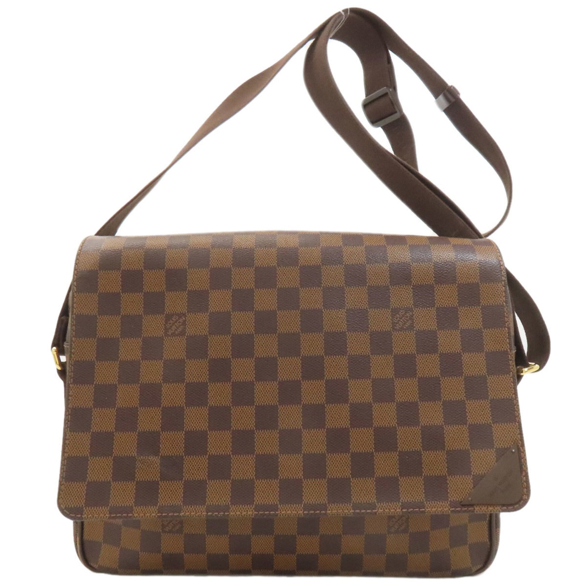 Louis Vuitton Damier Canvas Ebene Damier Canvas Shoulder Bag (Pre-Owned)