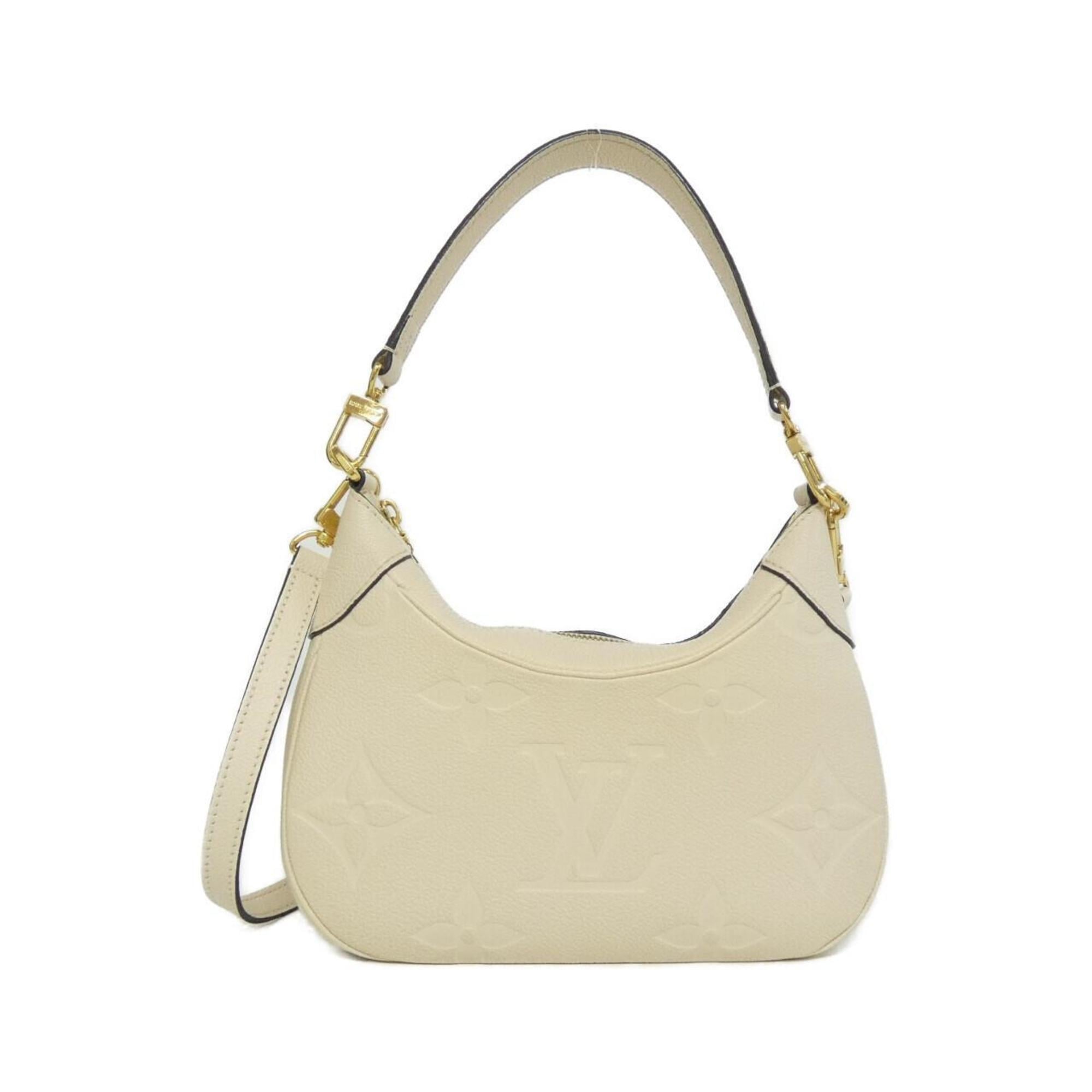 Louis Vuitton Cream Leather Handbag (Pre-Owned)