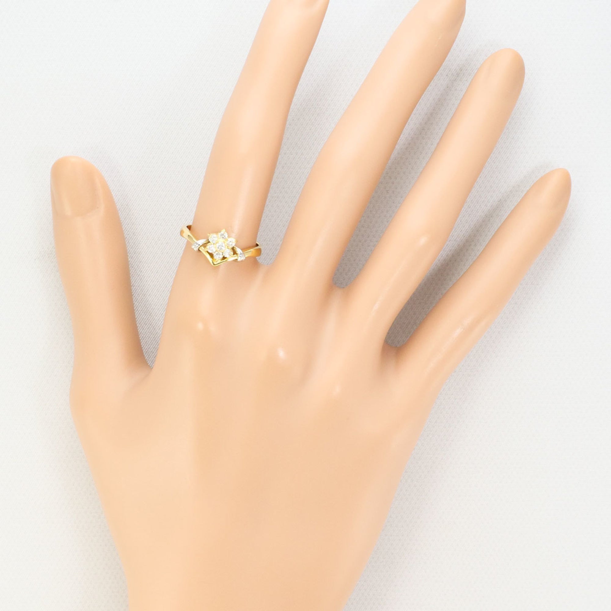 Unbranded Platinum Yellow Gold Yellow Gold (18K) Platinum 900 Band Ring (Pre-Owned)