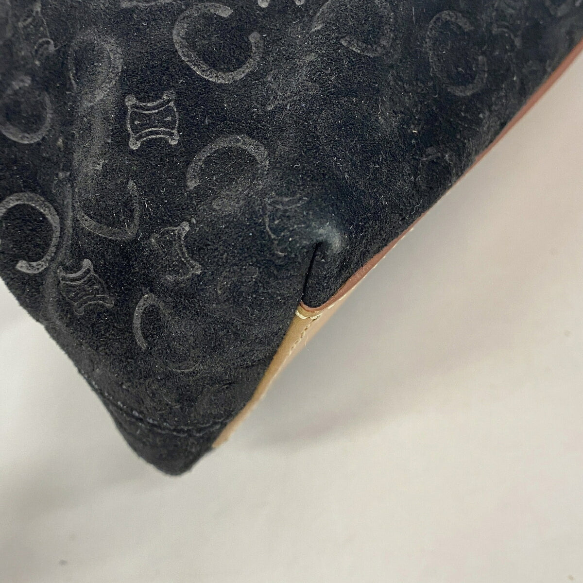 Celine Black Suede Handbag (Pre-Owned)