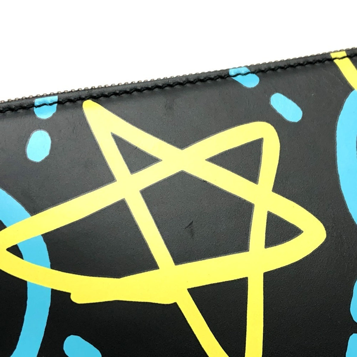 Gucci Black Multi-Color Leather Shoulder Bag (Pre-Owned)