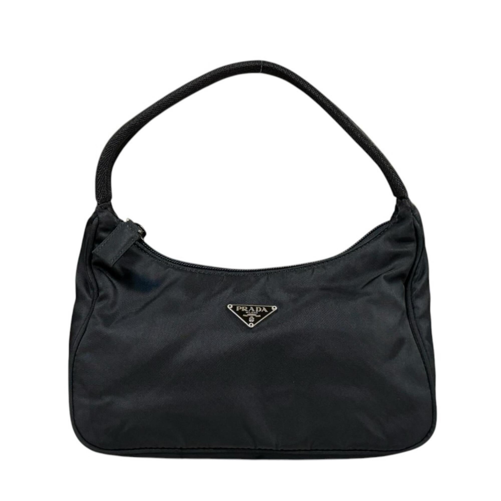 Prada Black Nylon Handbag (Pre-Owned)
