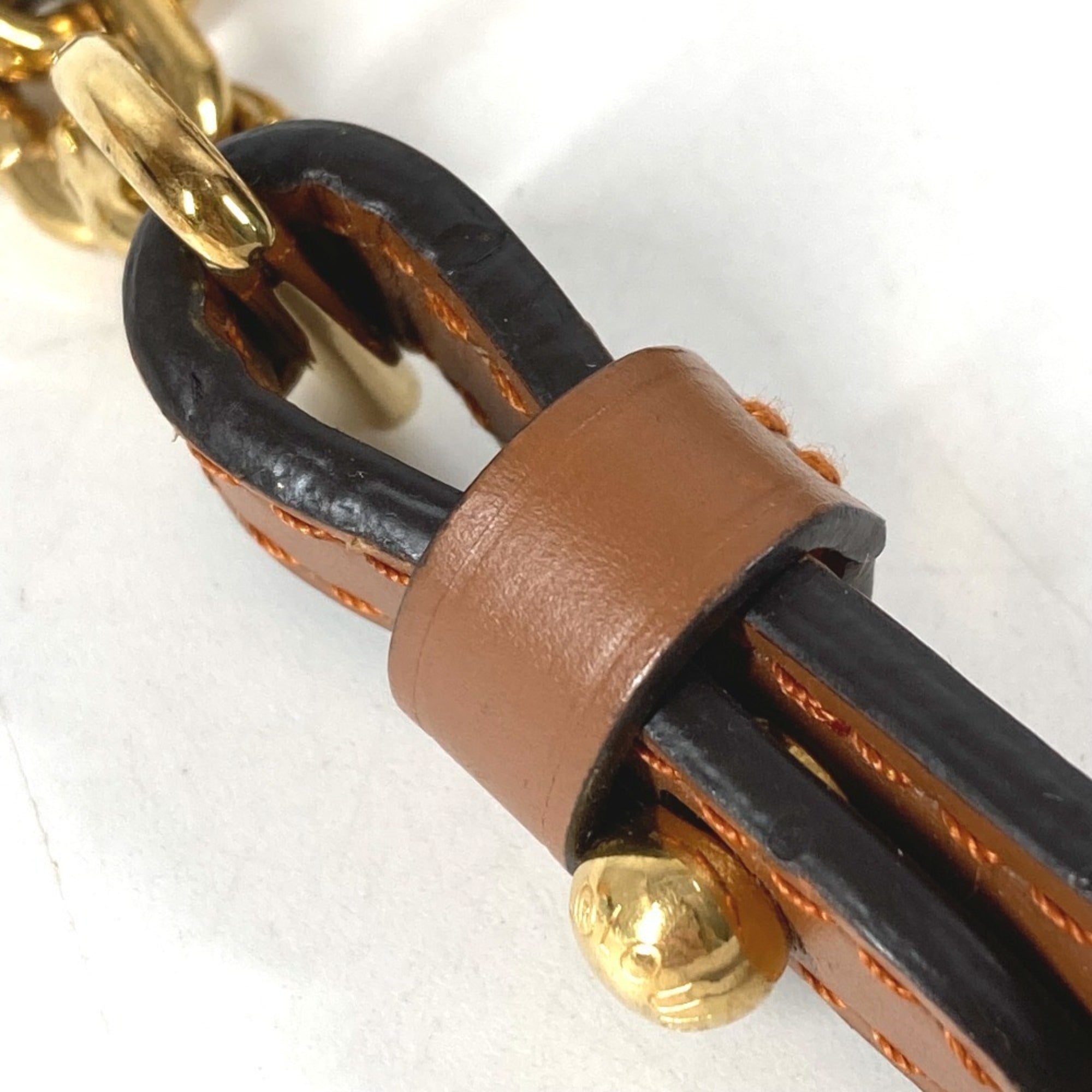 Louis Vuitton Brown Orange Monogram Canvas Shoulder Bag (Pre-Owned)