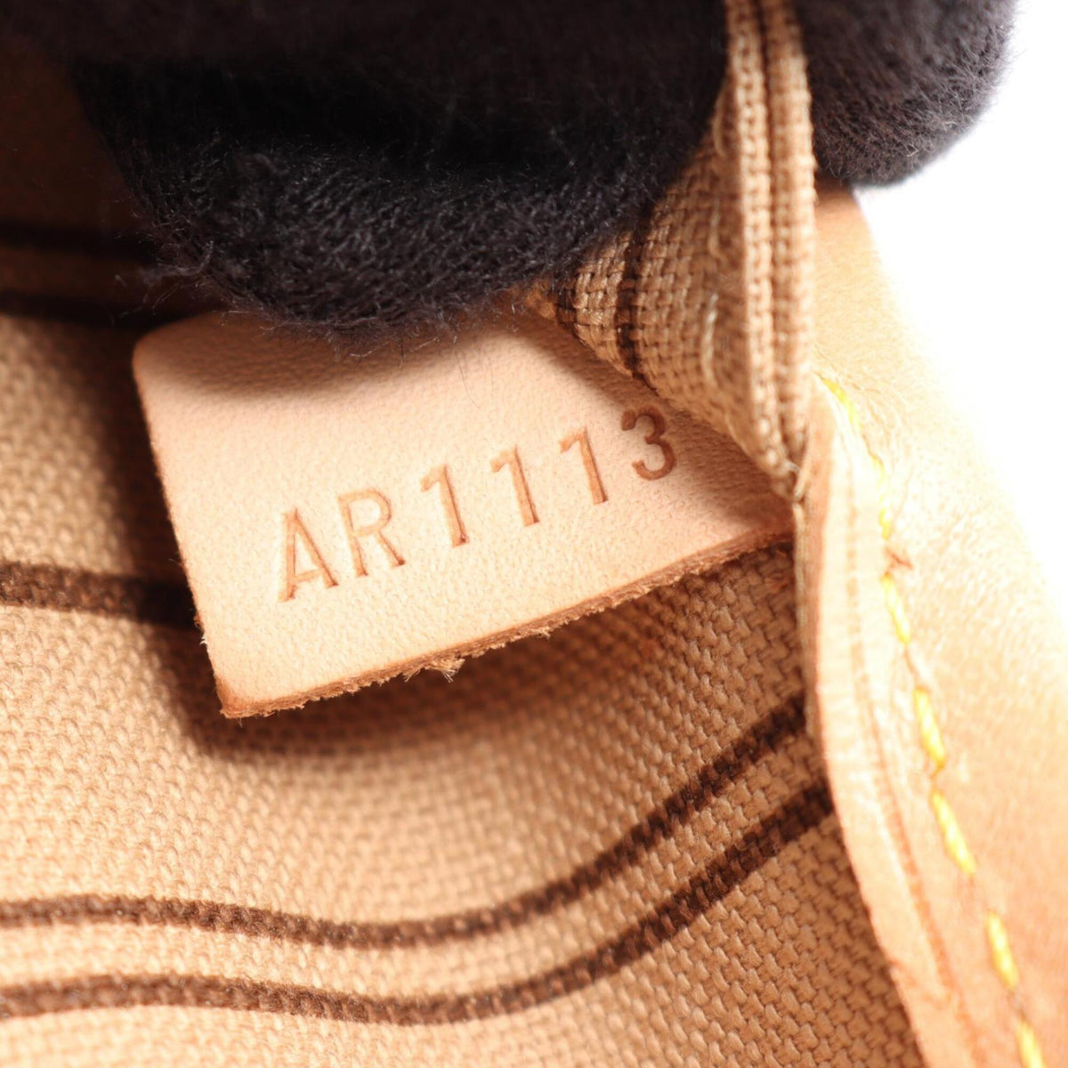 Louis Vuitton Brown Monogram Coated Canvas Leather Handbag Tote Bag (Pre-Owned)