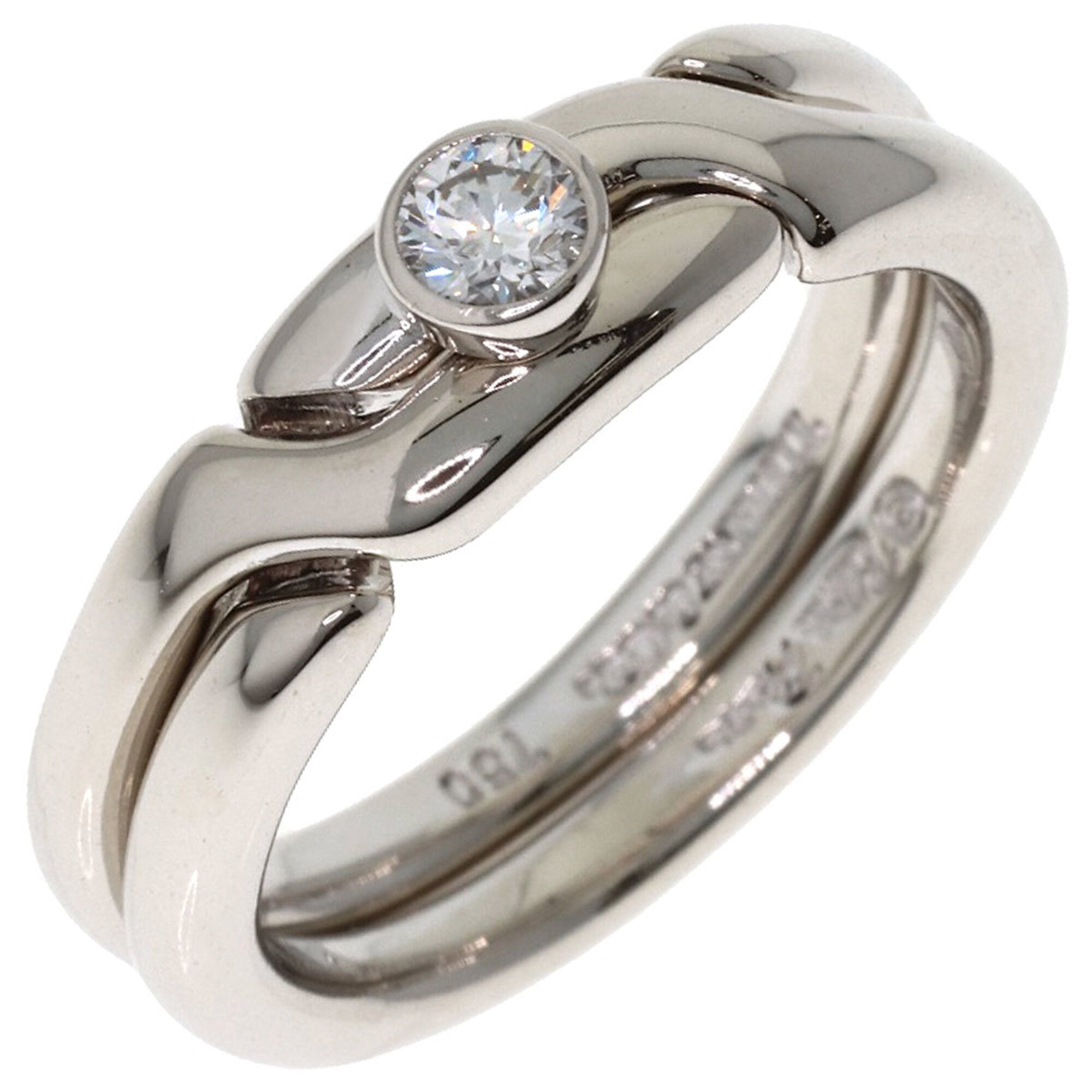 Tiffany White Gold (18K) Band Ring (Pre-Owned)