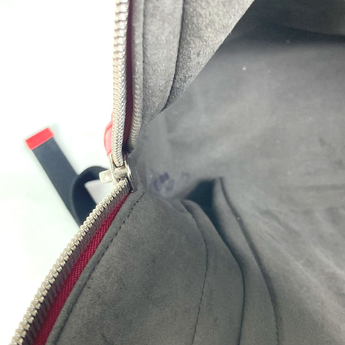 Gucci Red Leather Backpack (Pre-Owned)