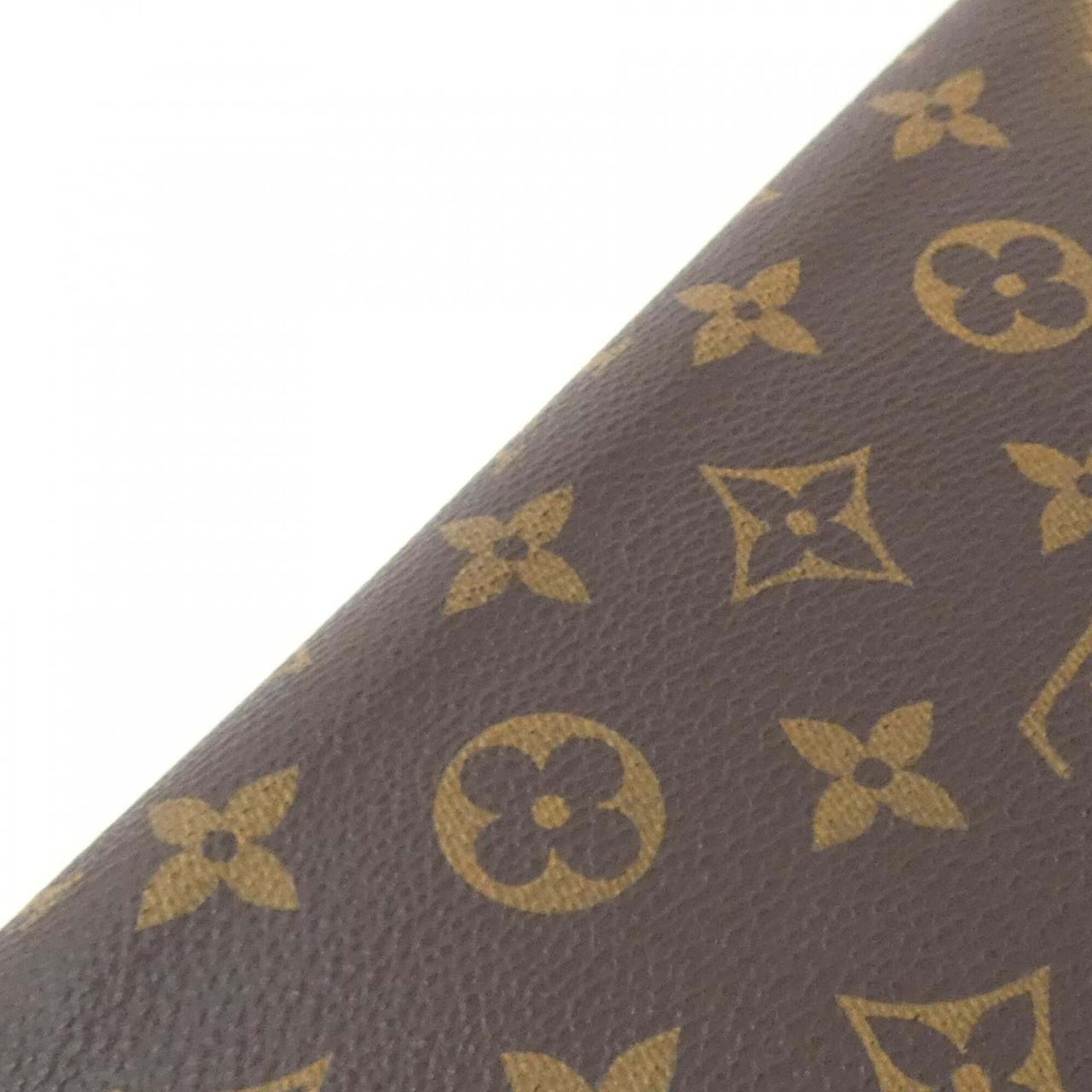 Louis Vuitton Coquelicots Marron Coated Canvas Long Wallet (Bi-Fold) (Pre-Owned)