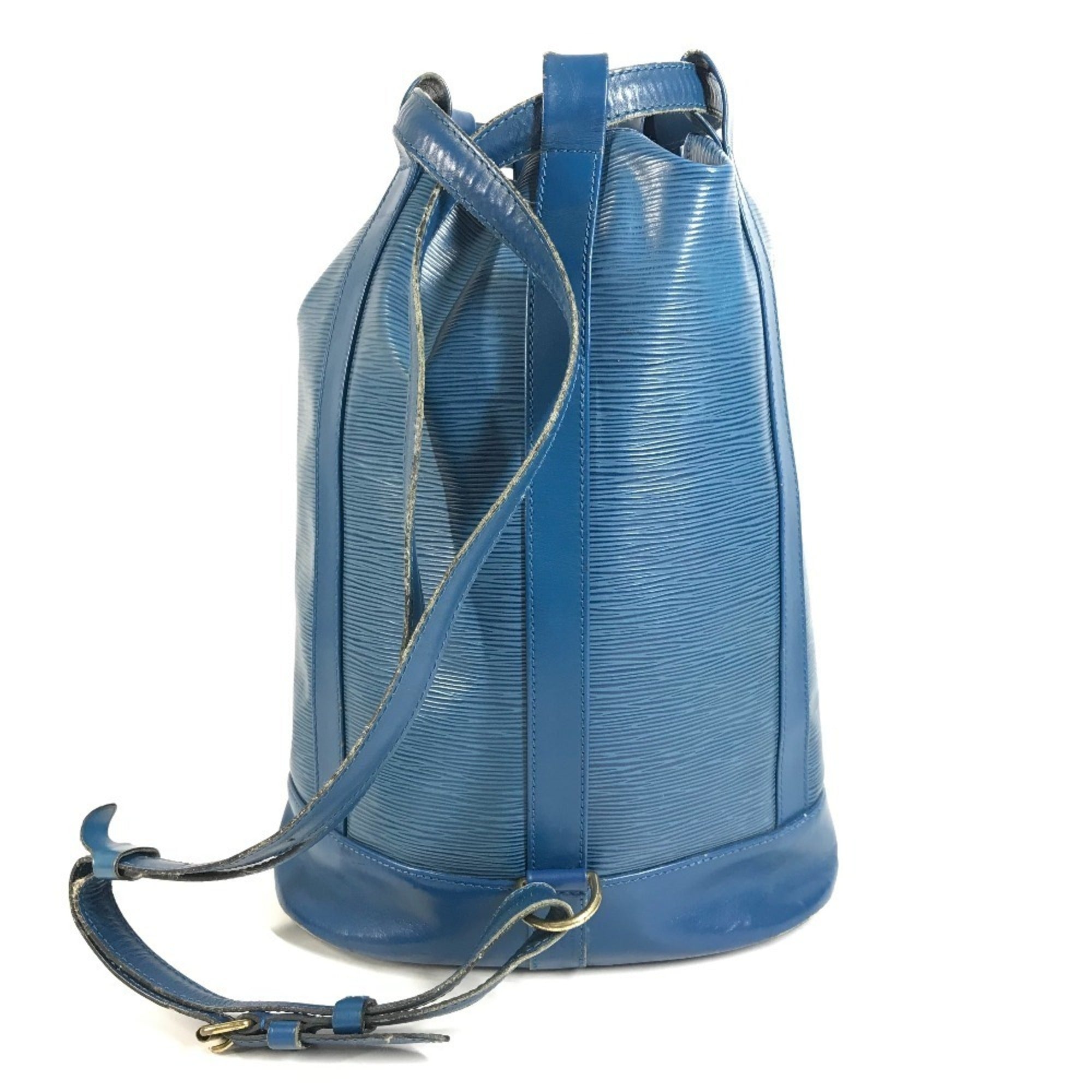 Louis Vuitton Blue Toledo Blue Epi Leather Shoulder Bag (Pre-Owned)