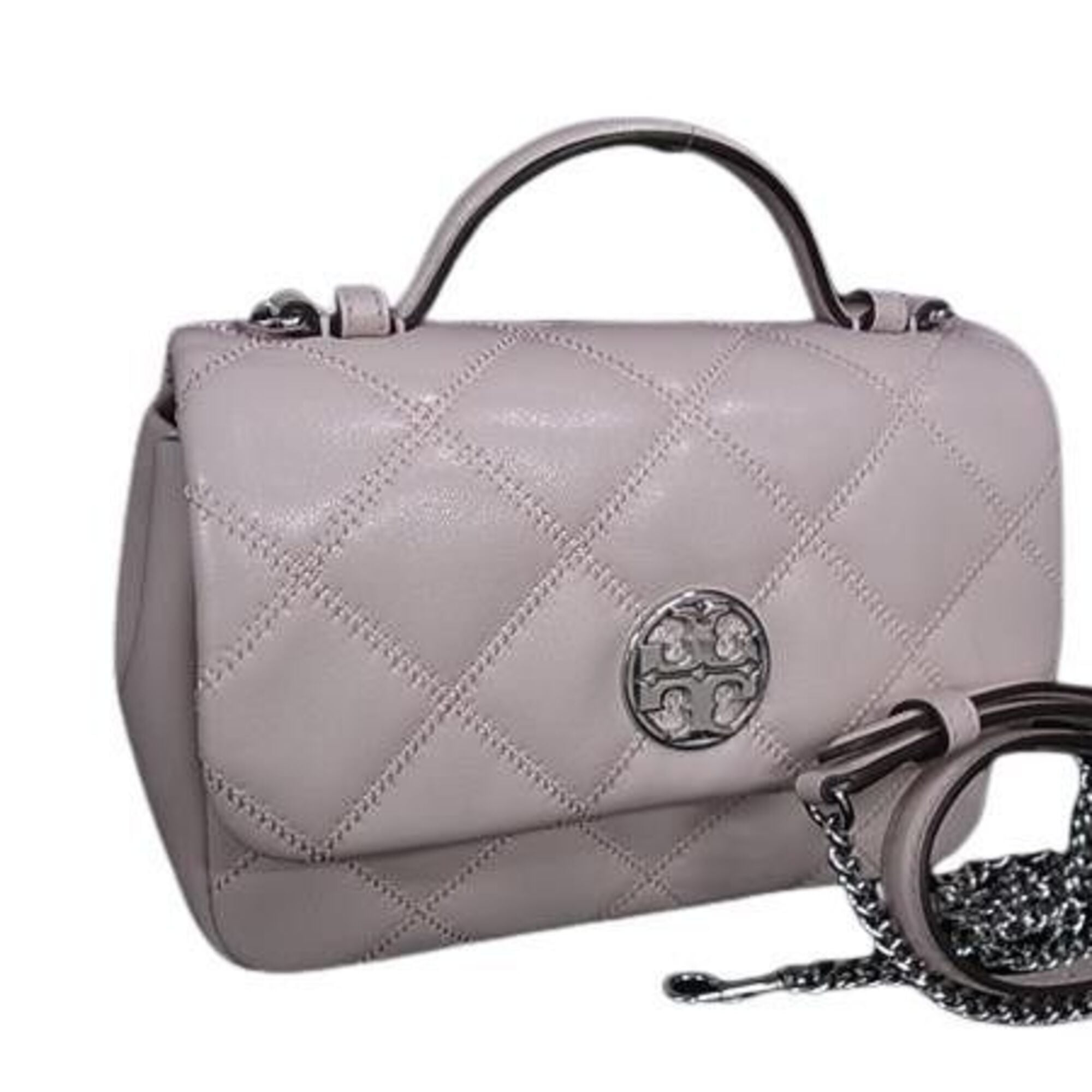 Tory Burch Pink Leather Handbag (Pre-Owned)