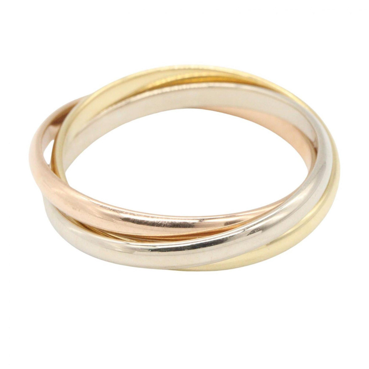 Cartier Pink Gold White Gold Yellow Gold Yellow Gold (18K) Pink Gold (18K) White Gold (18K) Band Ring (Pre-Owned)