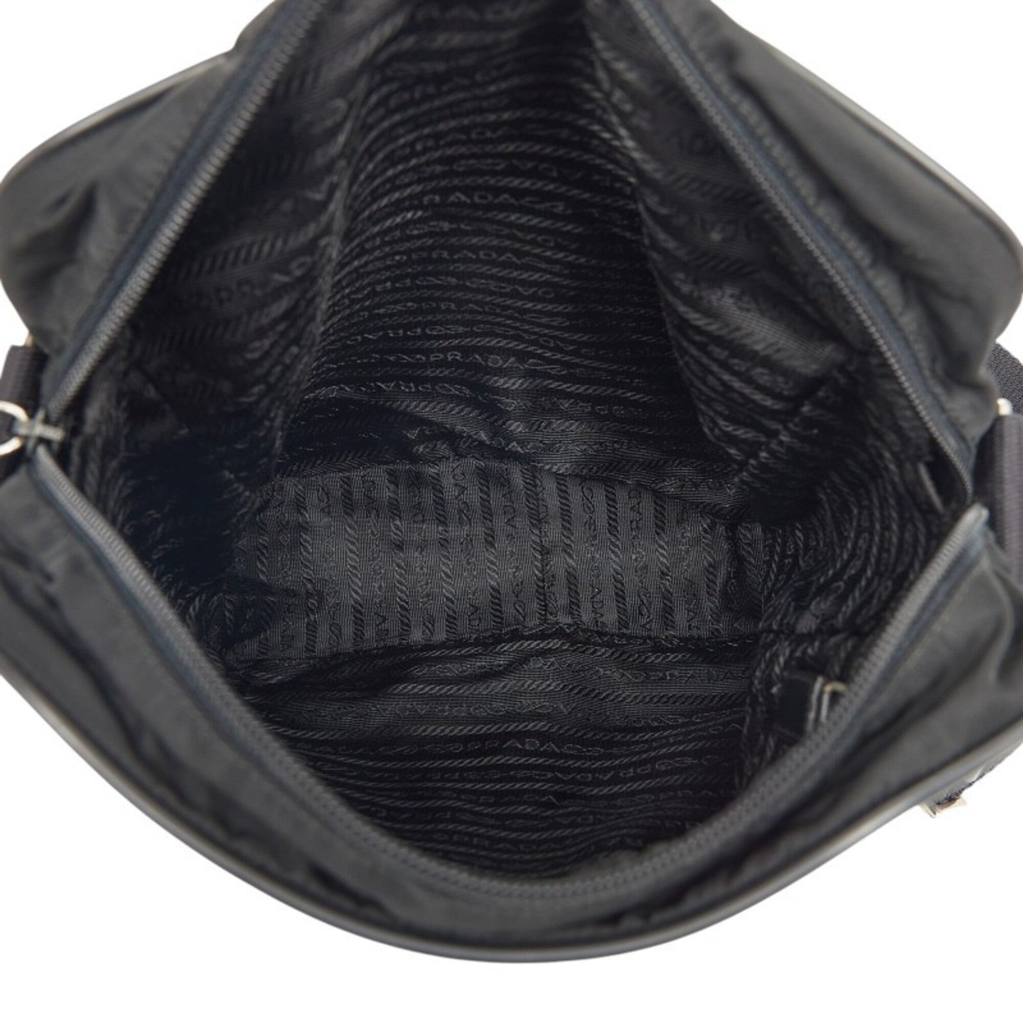 Prada Black Nylon Shoulder Bag (Pre-Owned)