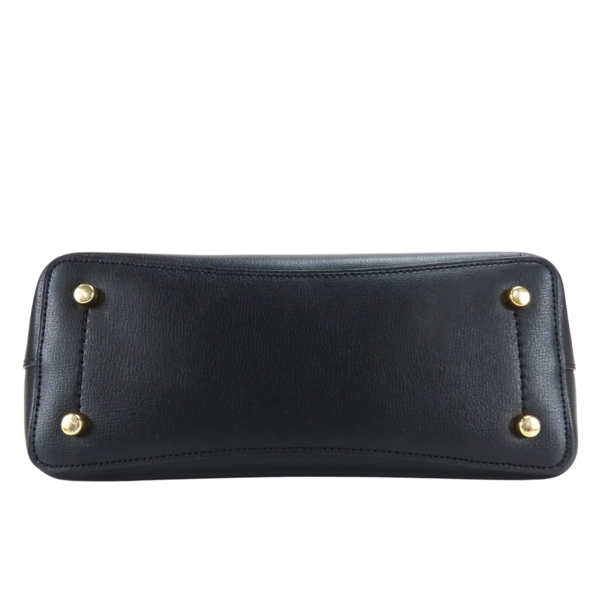 Coach Black Leather Tote Bag (Pre-Owned)