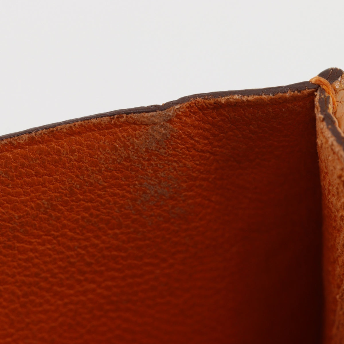 Hermes Brown Chevre Leather Long Wallet (Bi-Fold) (Pre-Owned)