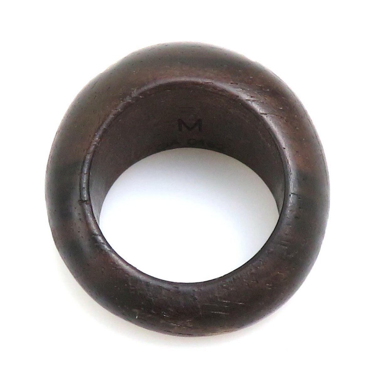 Louis Vuitton Brown Wood Band Ring (Pre-Owned)