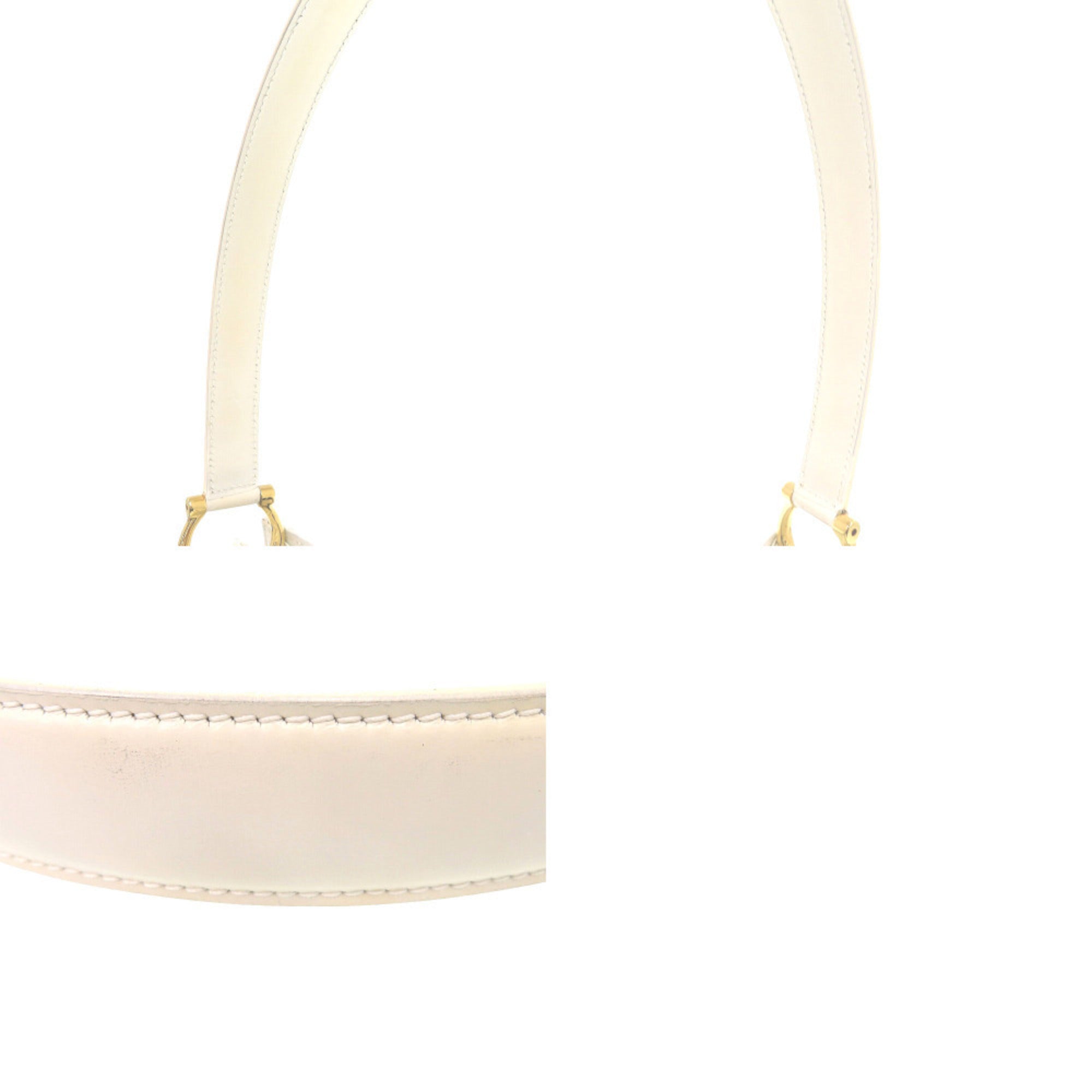 Celine White Leather Handbag (Pre-Owned)