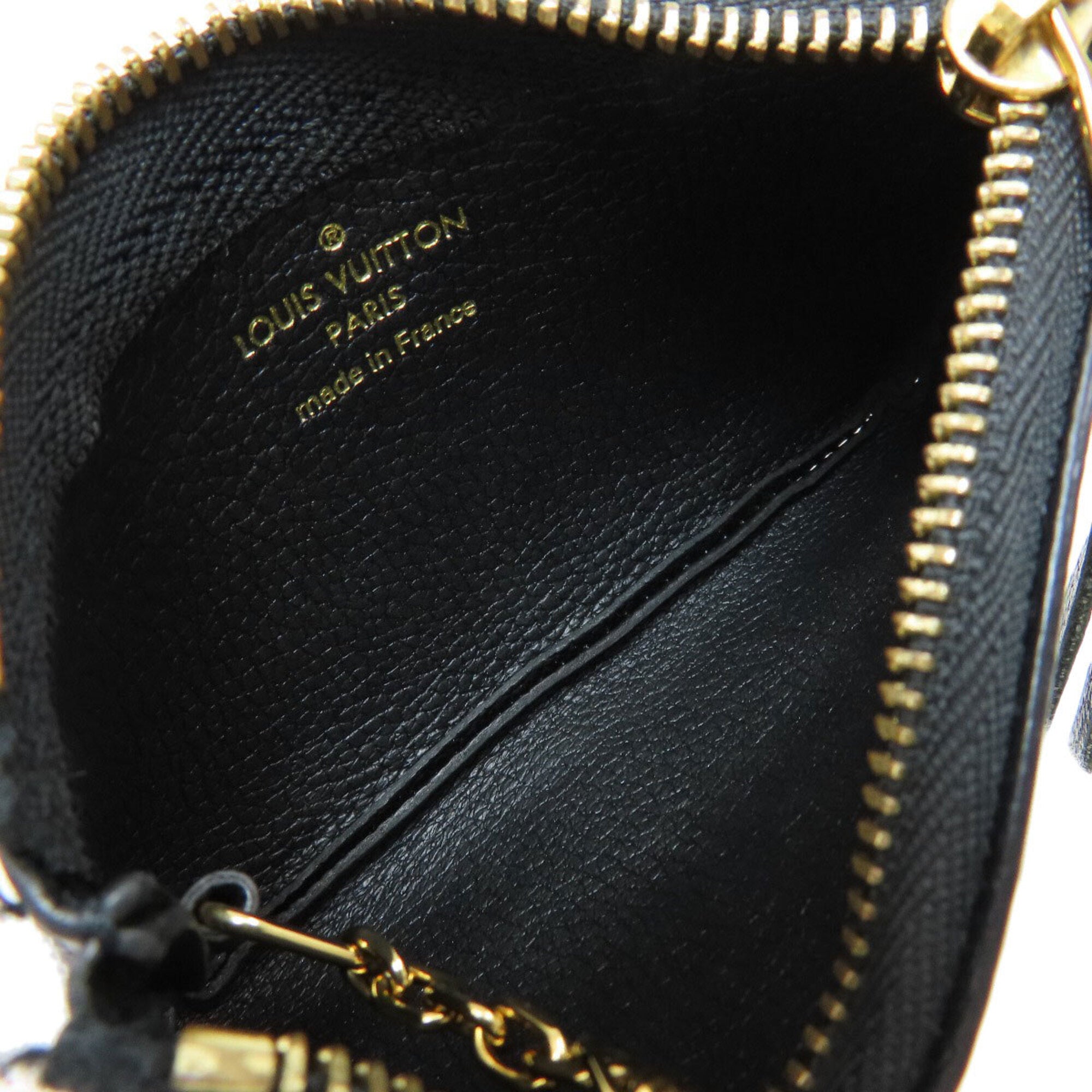 Louis Vuitton Empreinte Beige Black Monogram Empreinte Coin Purse/Coin Case (Pre-Owned)