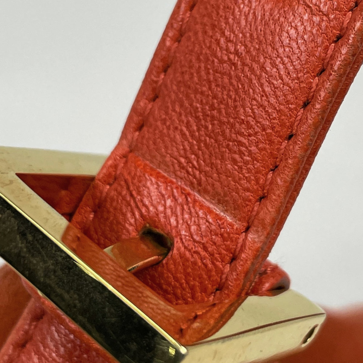 Fendi Red Color Suede Leather Shoulder Bag (Pre-Owned)
