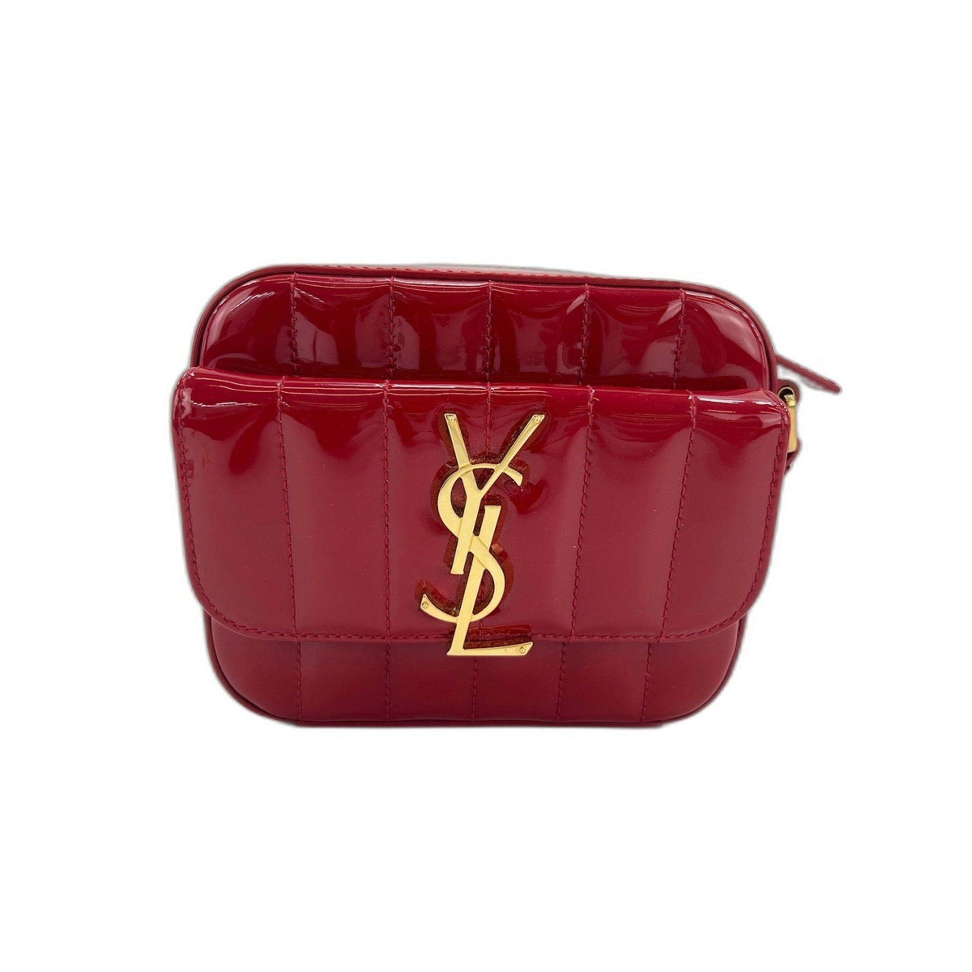 Yves Saint Laurent Red Color Shoulder Bag (Pre-Owned)