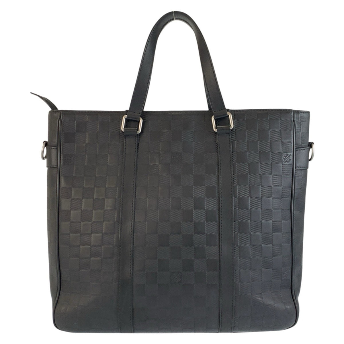 Louis Vuitton Black Onyx Leather Tote Bag (Pre-Owned)