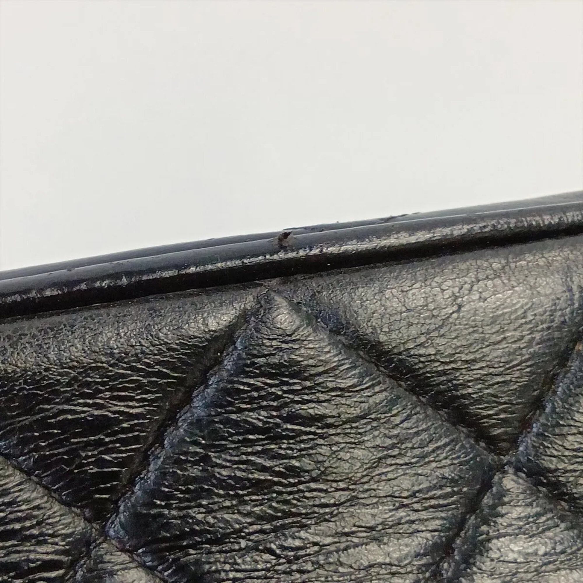 Chanel Black Leather Shoulder Bag Tote Bag (Pre-Owned)