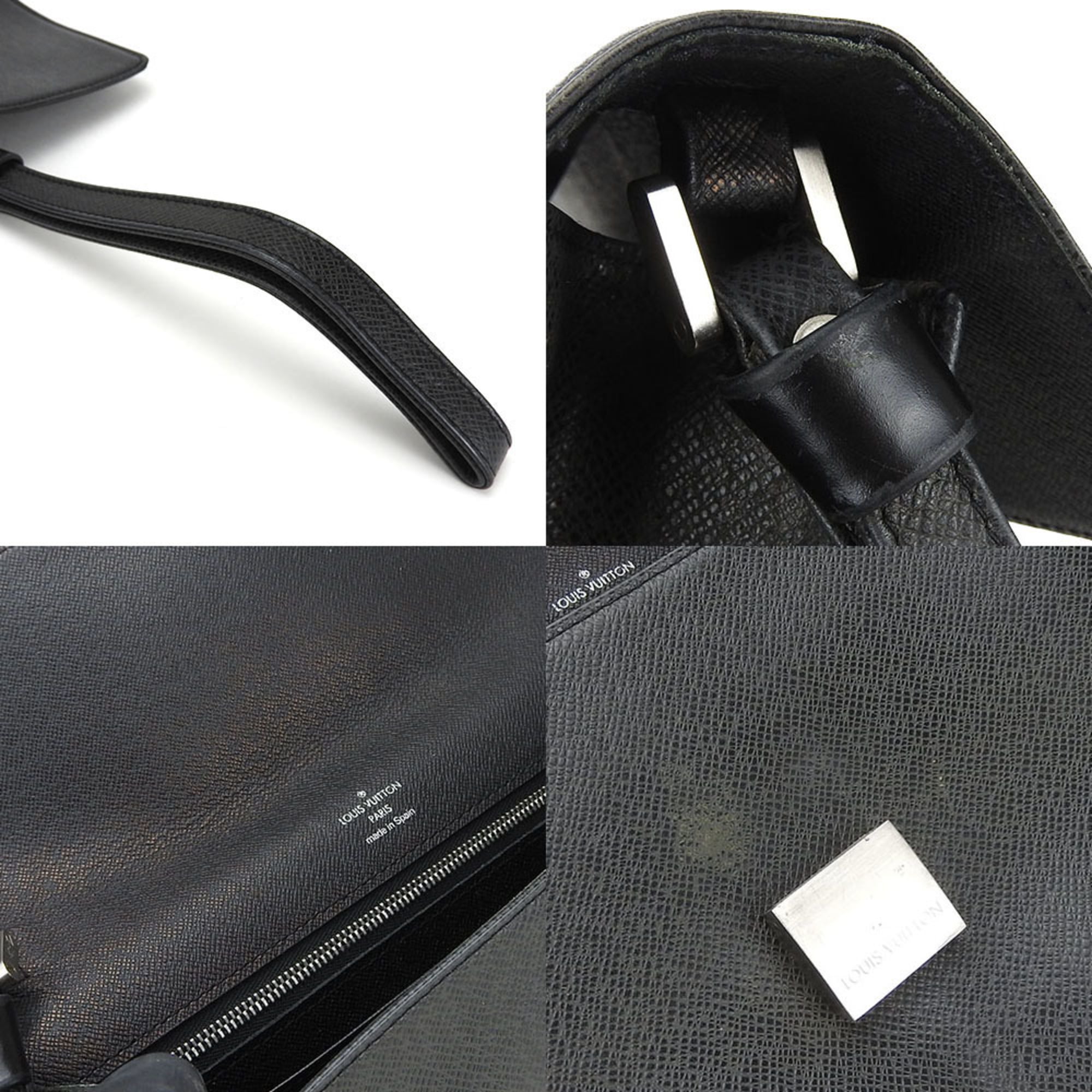 Louis Vuitton Taiga Ardoise Taiga Leather Shoulder Bag (Pre-Owned)
