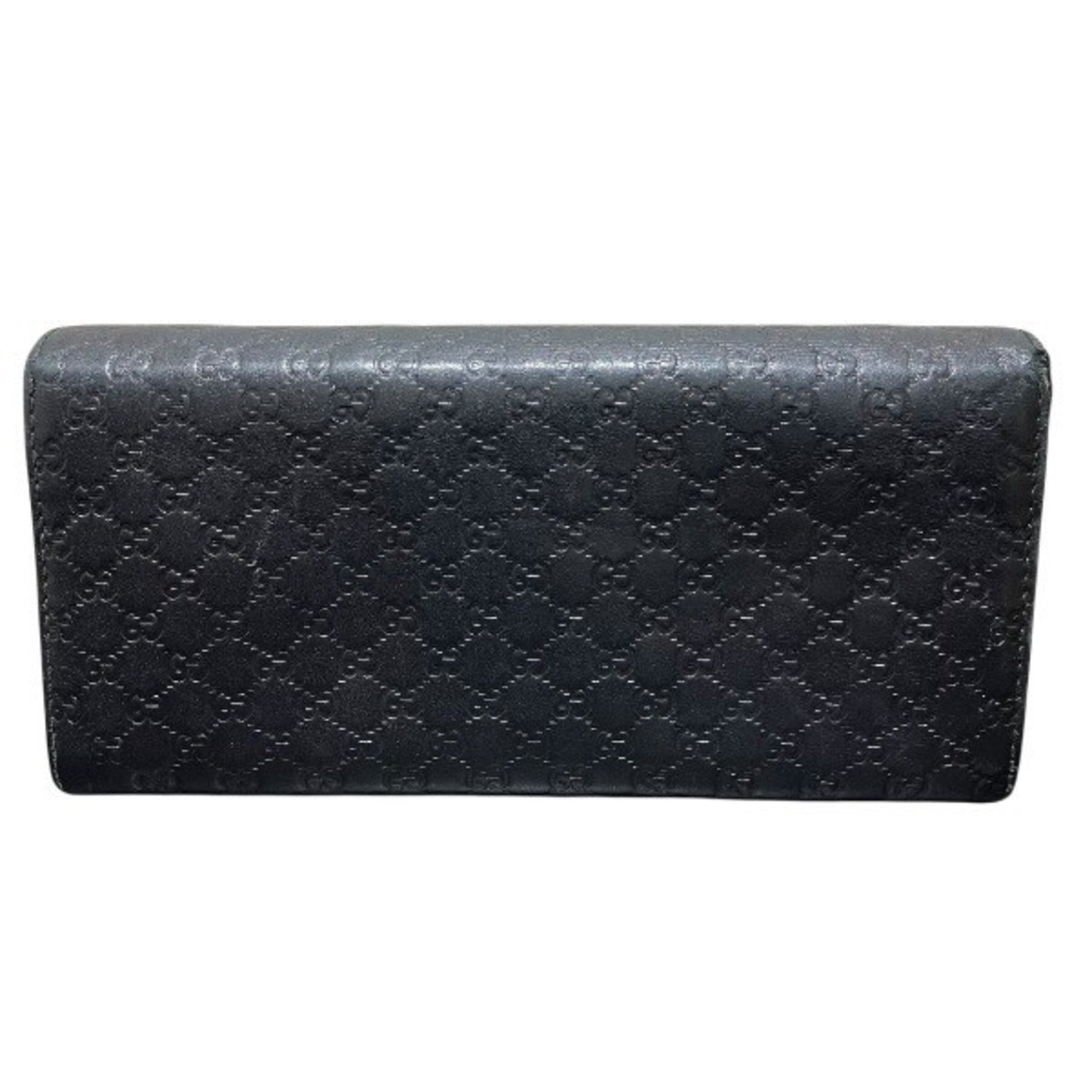 Gucci Black Leather Chain/Shoulder Wallet (Pre-Owned)