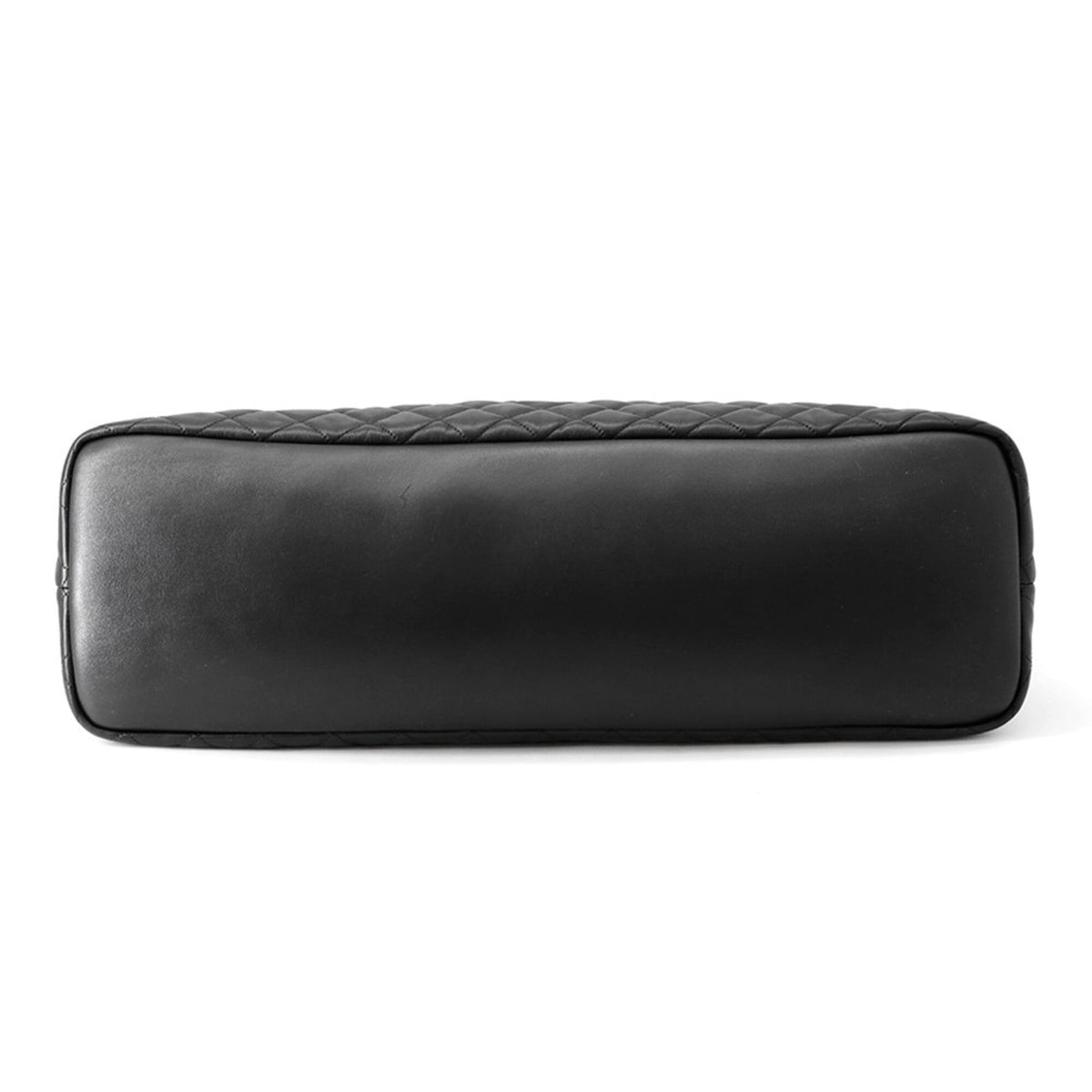 Giant Black Leather Boston Bag Handbag (Pre-Owned)
