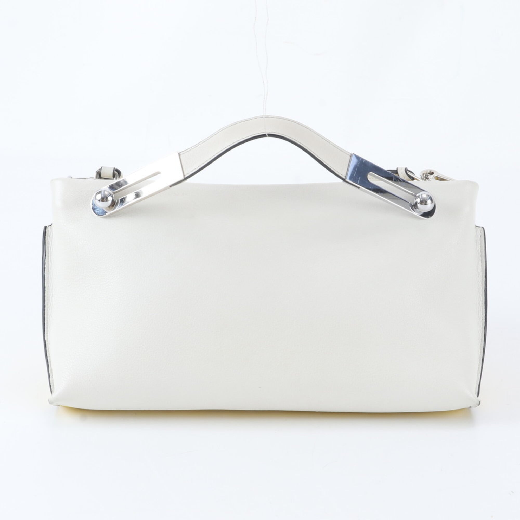 Loewe White Yellow Leather Shoulder Bag (Pre-Owned)