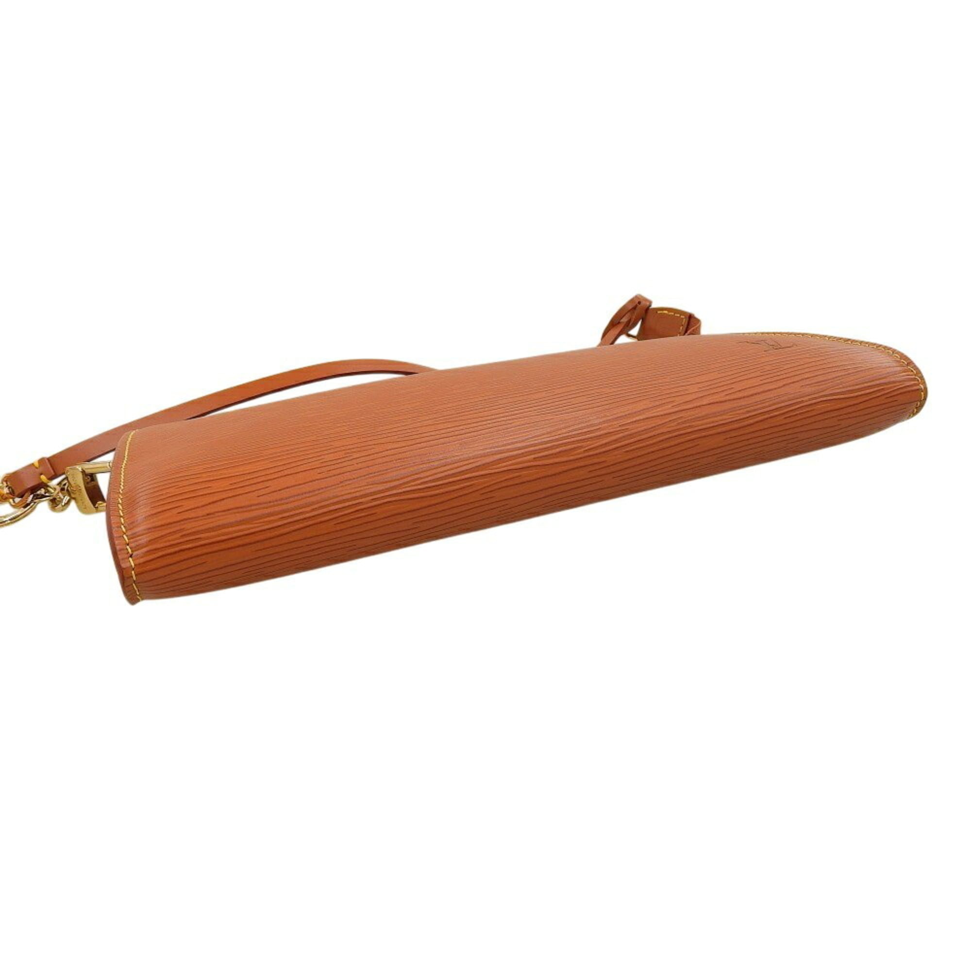 Louis Vuitton Brown Gold Cipango Leather Pouch (Pre-Owned)