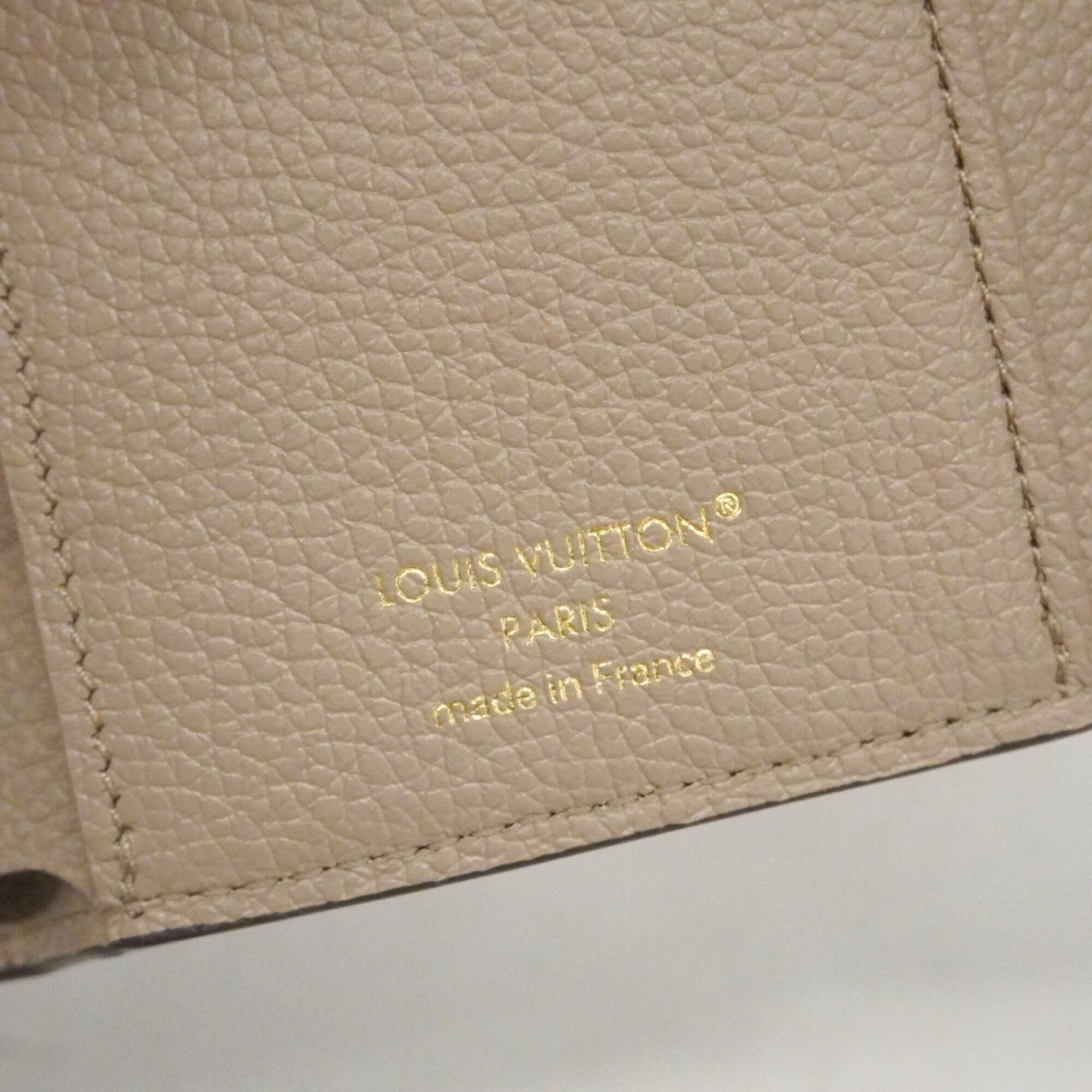 Louis Vuitton Cream Tourterelle Wallet (Tri-Fold) (Pre-Owned)